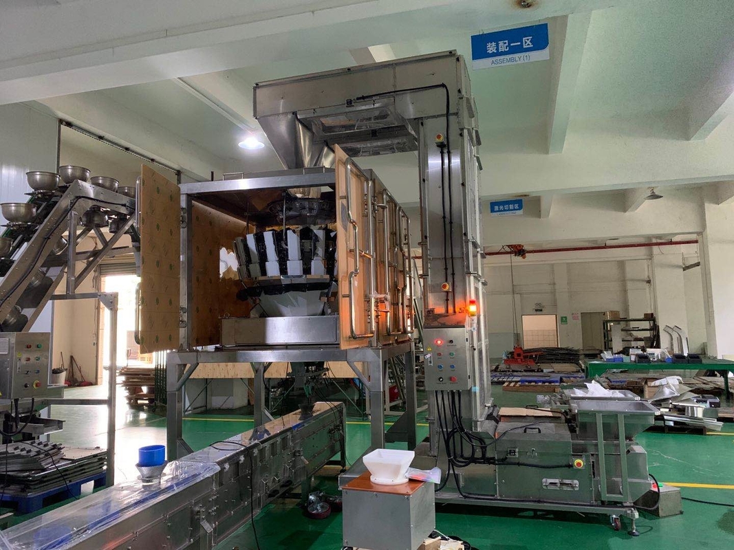 kundengebundene z-Art Becherwerkfunktion mit multihead Wäger-Verpackungssystem