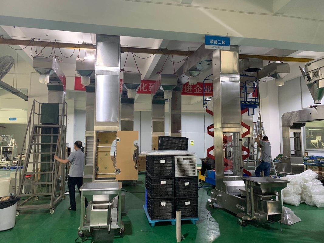 kundengebundene z-Art Becherwerkfunktion mit multihead Wäger-Verpackungssystem
