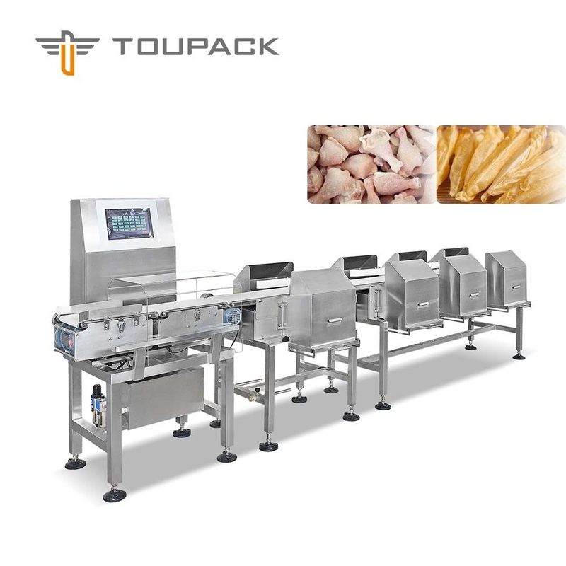 Apple-Zwiebel-Garnelen-Knoblauch-Fisch-Seegurken-Sortiermaschine-intelligenter farbenreicher Touch Screen