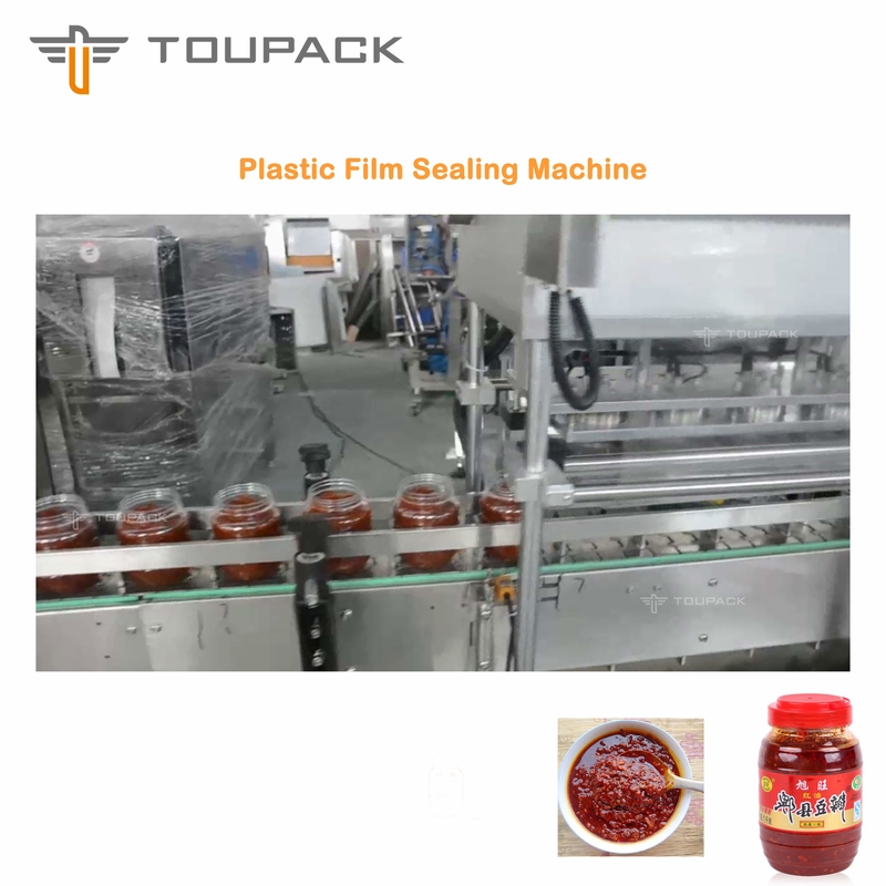 Flüssiges füllendes Hauptsystem PLC-Soßen-Verpackmaschine-starke breite Bean Sauce Fillings 4