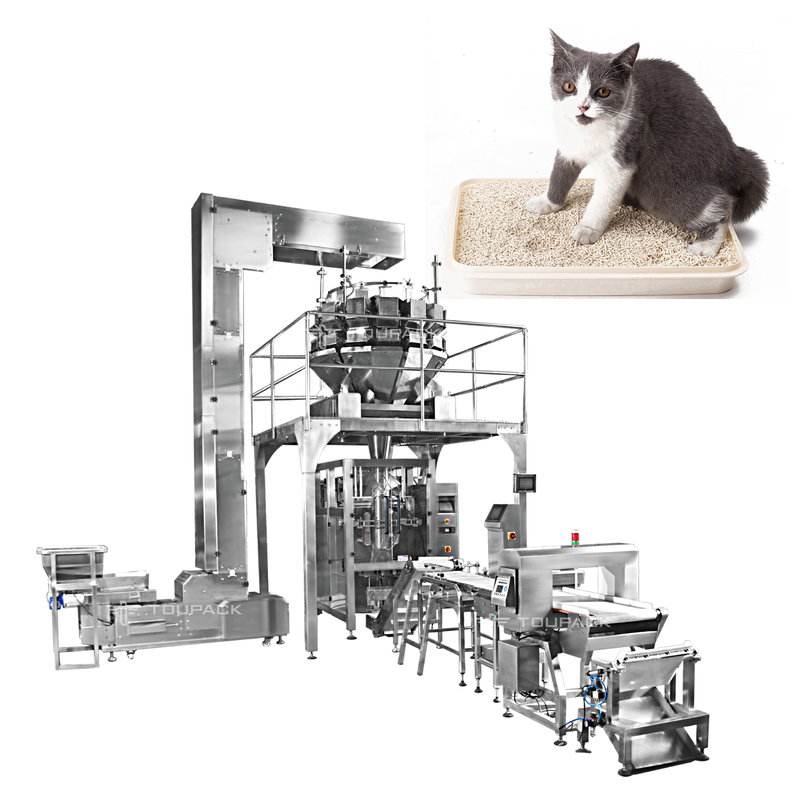Automatische wäger-Cat Litter Bag Filling Packing-Maschine 4KG 10KG 18KG Körnchen-14 Haupt