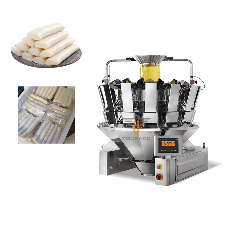 Koreanische Seitendichtungs-Vakuumverpackung der Reis-Kuchen-automatische wiegende Füllmaschine-Vertikalen-3