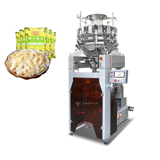 Kopf 14 ganz in einer wiegenden Verpackmaschine für Kokosnuss knusperiger Chips Filling Machine