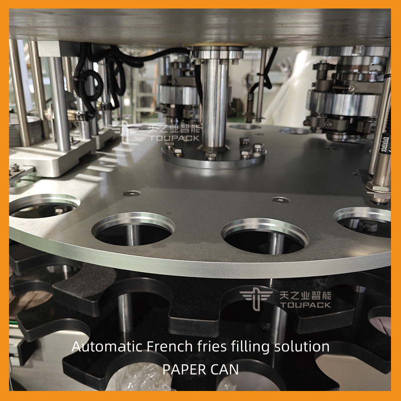 Aluminium- Kartoffel Nachos-Garnele Chips Sealing Food Canning Machine mit 20 dem Haupt-Multihead Wäger