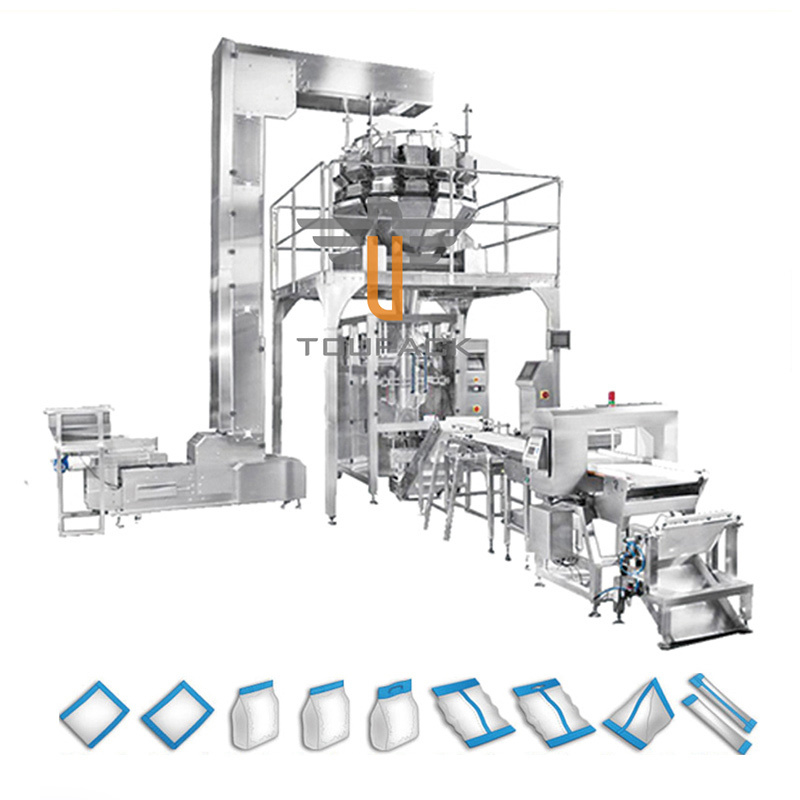 Hochgeschwindigkeitssüßigkeits-Verpackungsmaschine mit der Kapazität 100g-5000g der Dicken-0.04-0.08mm