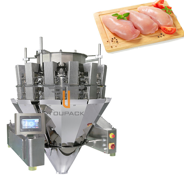 Wäger-Verpackungsmaschine-Dimple Plate Hoppers 14 der Schrauben-1.0L 1.5L Kopf für Hühnerbrust