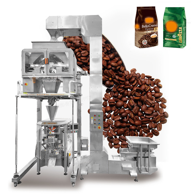 Automatische Granulatverpackungsmaschine Doypack Füllmaschine Kaffeebohnen Süßigkeiten Süßigkeiten Samen Getreide Tasche vorgefertigte Tasche Verpacken