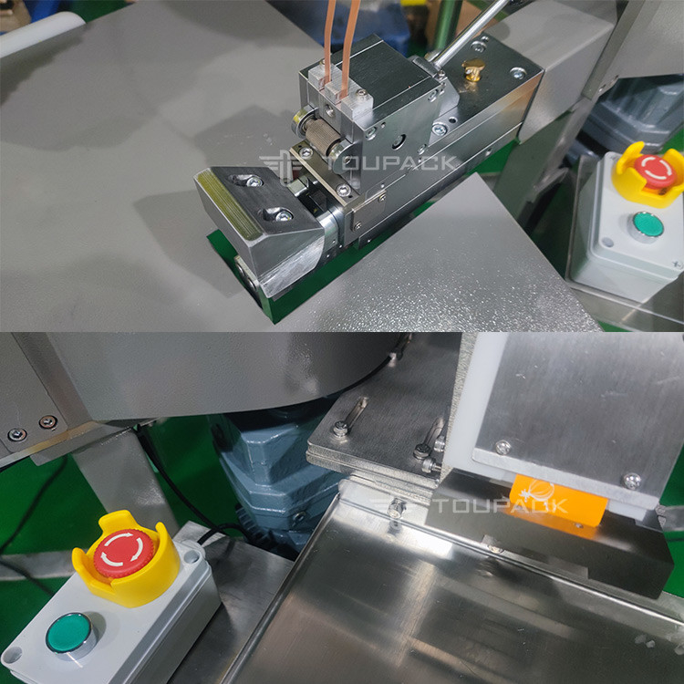 Semi-Auto-Bananen-Karotten-Verpackungsmaschine für Maschennetz-Tasche Gewichtung Zählung Netze Klippen