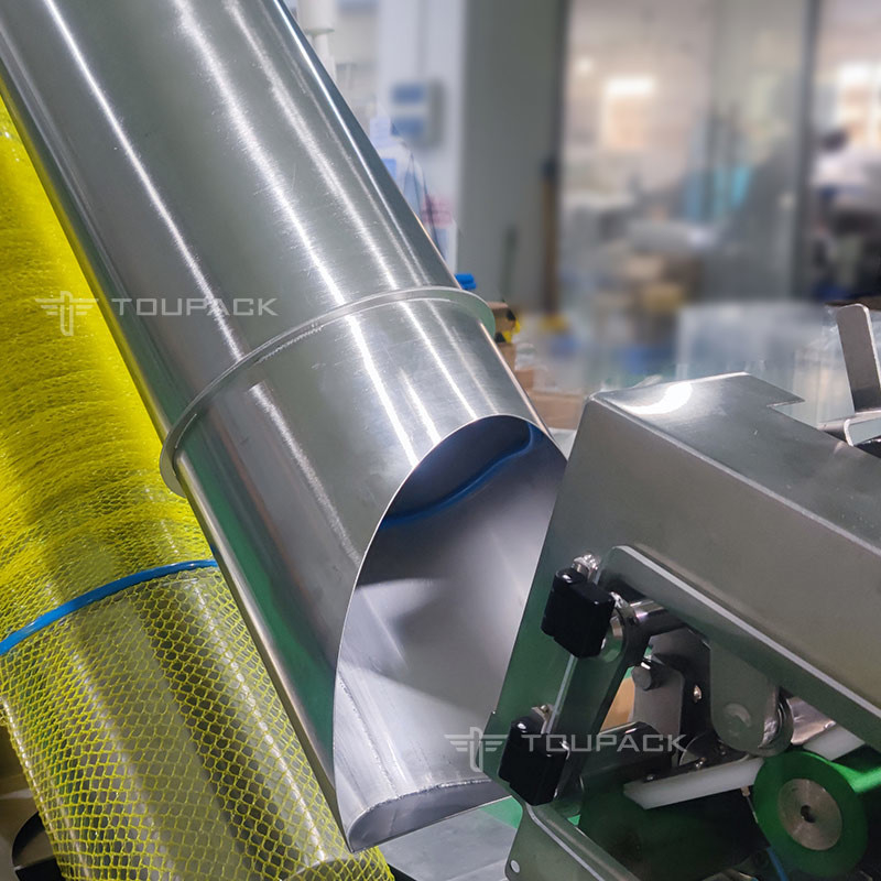 5 kg Obst- und Gemüseverpackungsmaschine Castanea Mollissima Auto Mesh Net Bag Gewichtung Zählung Netze Schneiden