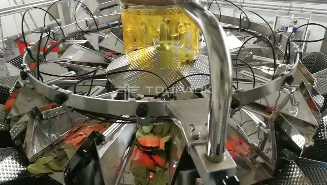 Vollautomatische vertikale Gewichtsverpackungsmaschine für trockene Teeblätter
