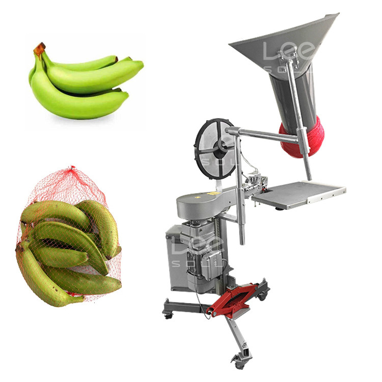 Semi-Auto-Bananen-Karotten-Verpackungsmaschine für Maschennetz-Tasche Gewichtung Zählung Netze Klippen