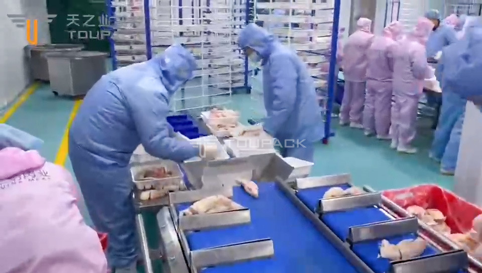 Automatischer Gürtel-Mehrköpfige Kombination Waagerei Check Waagerei für Schweinefüße