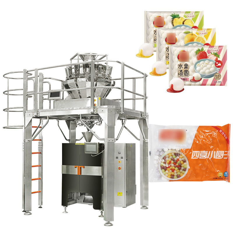 Verpackungsmaschine für frisches grünes Gemüsesallad Vffs - Maschine für die Verpackung von Fleischkugeln