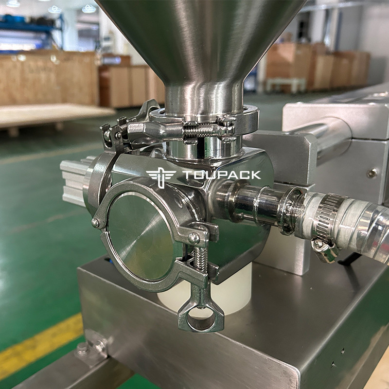 Automatischer Sticksack Kleiner Sack Mundwasser Waschen Flüssigkeit Schmierstoffe Verpackungsmaschine Flüssigkeit Wiegen und Verpackung System