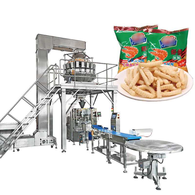 Hochleistungs-Pistaziennüsse Vertikalverpackungsmaschine PLC-getrieben für Versiegelung Verpackung Etikettierung Fülltasche Verpackungslinie