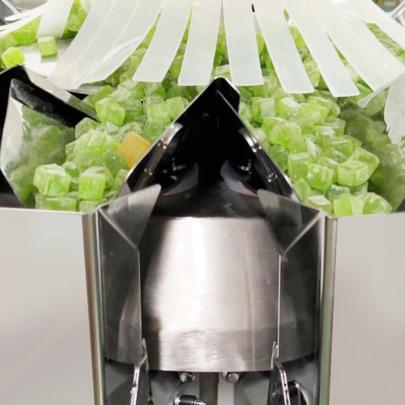 Hochleistungs-Pistaziennüsse Vertikalverpackungsmaschine PLC-getrieben für Versiegelung Verpackung Etikettierung Fülltasche Verpackungslinie