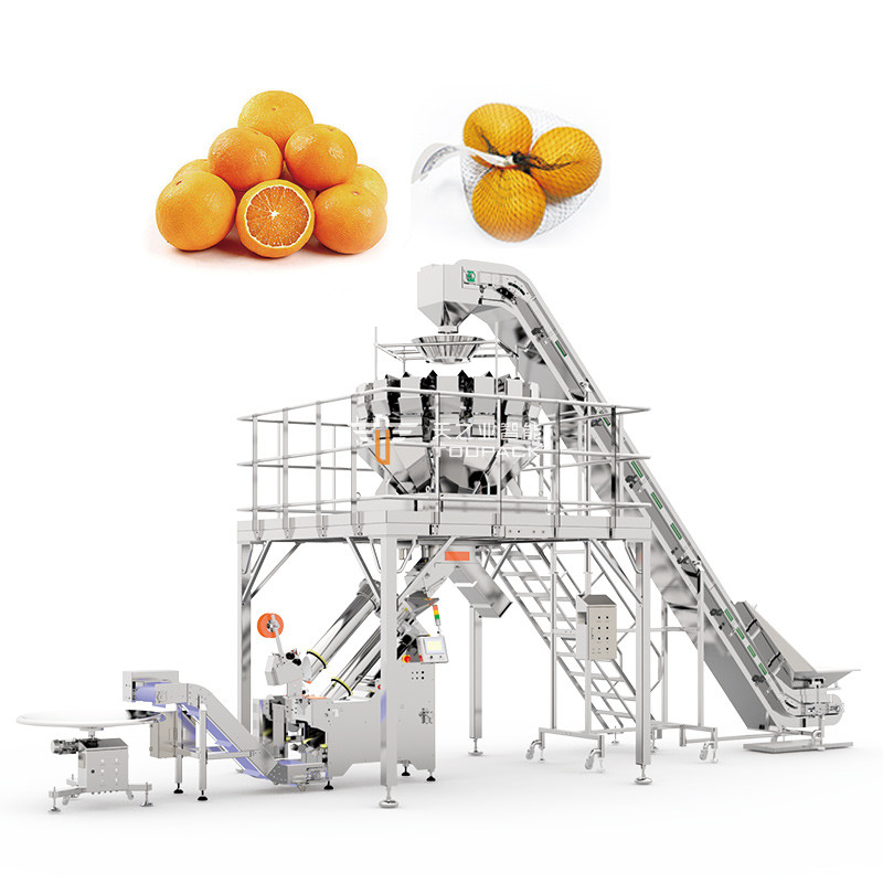 Maschine zur Verpackung von Maschenbeuteln Zwiebelmaschenbeuteln Schneidmaschine Obst und Gemüse Maschenbeutelmaschine