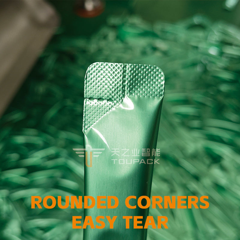 Vollautomatische Vffs Ketchup-Verpackungs- und Abfüllmaschine, Mehrspurige vertikale 4-Seiten-Siegel-Beutel-Tomatensaucen-Verpackungsmaschine