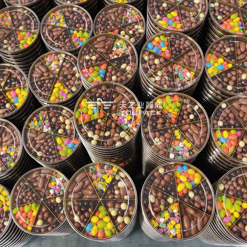 Automatische Stand-up-Tasche Doypack Wiegen Verpackung Granule Erdnuss Cashew-Nüsse Mehrköpfige Waage Füllmaschine