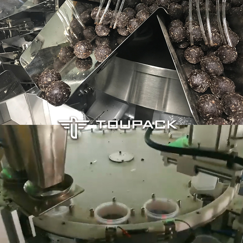 14-Kopf-Automatische Wiege- und Verpackungsmaschine 220V für Snack-Lebensmittel