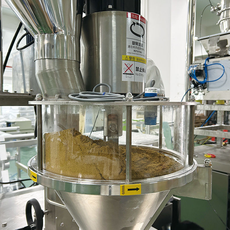 Automatische 200g 300g 500g Vertikal-Form-Füll- und Versiegelungs-Verpackungsmaschinen Pulverfüllmaschine Doypack-Beutel Molkenprotein-Pulver-Verpackungsmaschine