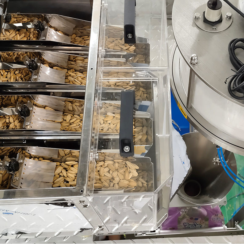 Automatische 200g 300g 500g Vertikal-Form-Füll- und Versiegelungs-Verpackungsmaschinen Pulverfüllmaschine Doypack-Beutel Molkenprotein-Pulver-Verpackungsmaschine