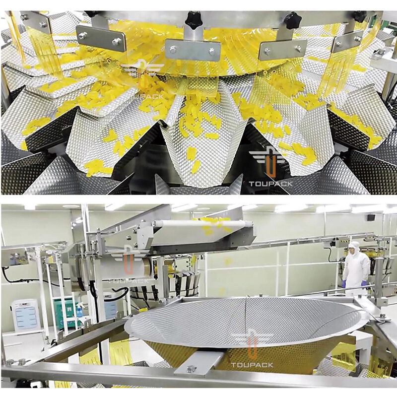 Hochpräzise Trockenpflaumen-Granulat-Kunststoffflaschen-Verpackungsmaschinenlinie für Süßigkeiten, Popcorn, Snack-Gläser, Dosen-Abfüllmaschine