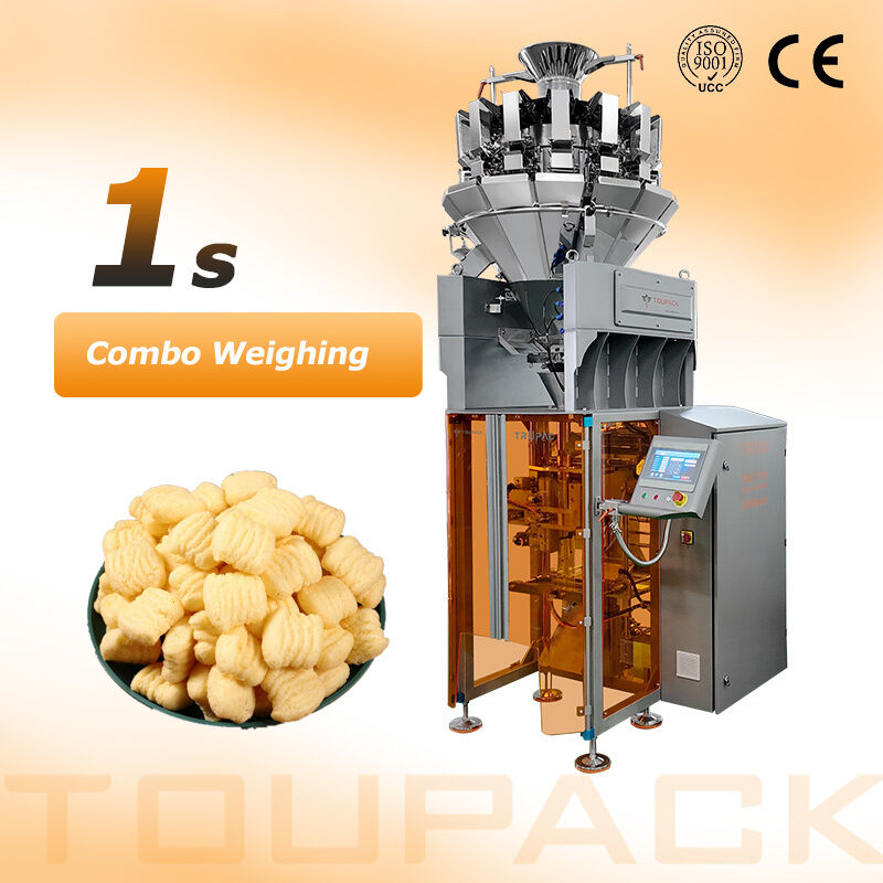 Hochgeschwindigkeits-Vertikalschlauchbeutelmaschine mit Mehrkopfwaage (80–200 Beutel/Min.)