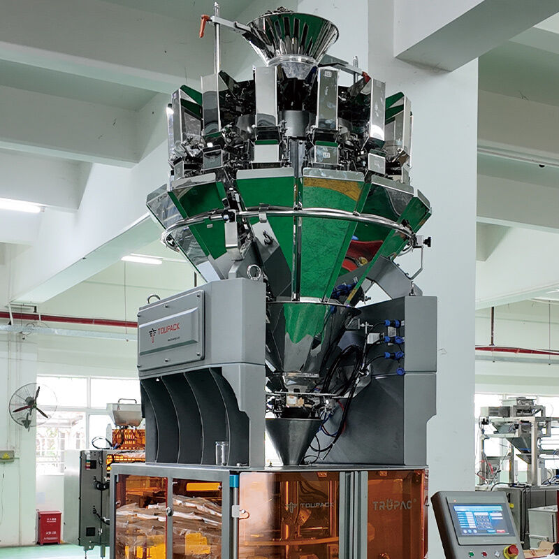 Hochgeschwindigkeits-Vertikalschlauchbeutelmaschine mit Mehrkopfwaage (80–200 Beutel/Min.)