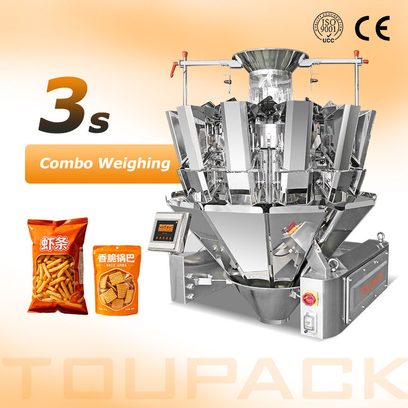 Hochwertige automatische Wiegeverpackungs-Produktionslinie 10–500 g vertikale Verpackungsmaschine für Kartoffelchips, Nüsse, Puff-Snacks, Tiernahrung