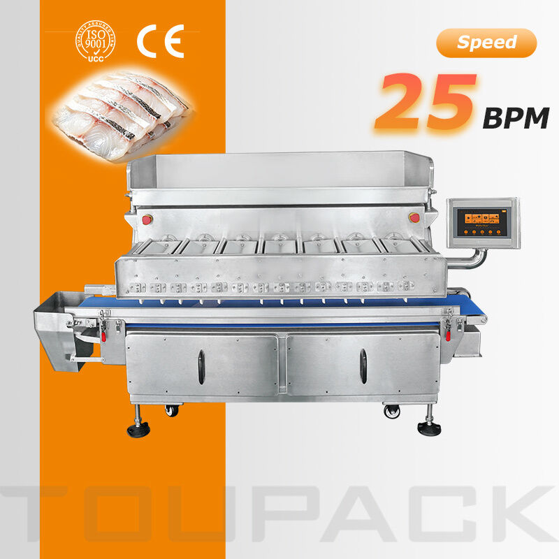 7-Kopf-Mehrkopfwaage mit Flip-Funktion für klebrige Meeresfrüchte und frische Produkte