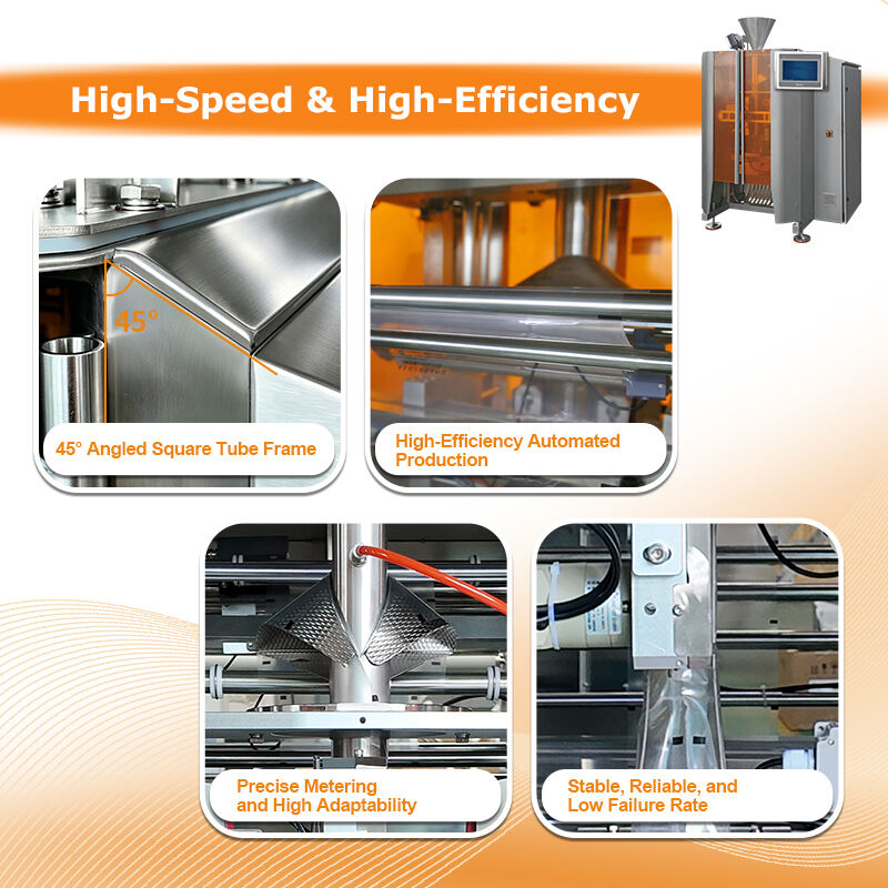 Automatic Vertical Form Fill Seal Machine for 200g-1000g Food Packaging with High Efficiency