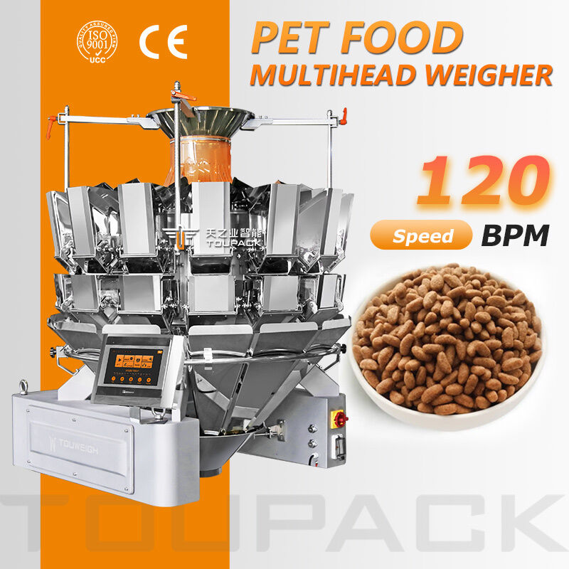 Automatische Wiege- und Verpackungsmaschine für Tiernahrung | Hersteller von Mehrkopfwaagen