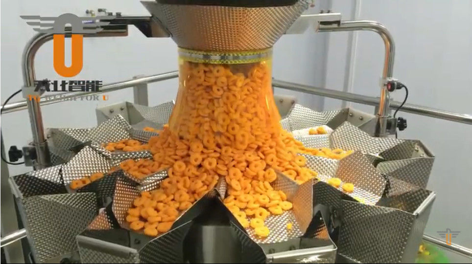 Verpackungsmaschine 120bag/Min High Accuracy Multihead Weigher für Käse-und Zwiebel-Bänder