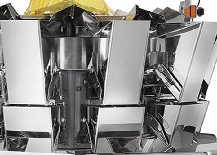 Alle in einem 10 Haupt-1.6L 60pc/Min Snack Food Packaging Machine für Bean