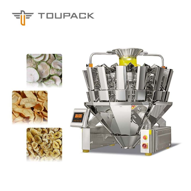 Gewichts-Verpackungsmaschine MCU PLC-Steuerss304 2.5L automatische für Bananen-Chips