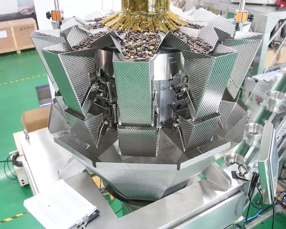 10 lineare Wägermaschine der Trichter-0.5L 1.2L für kleinen Mesh Material Like Salt Sugar
