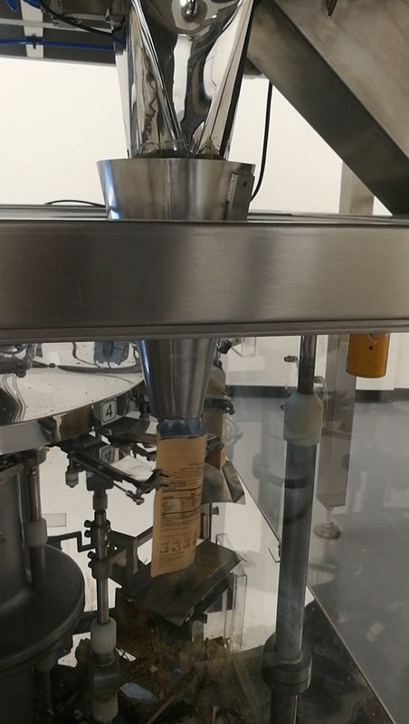 40 Taschen/Minute Multihead-Wäger verpackungsmaschine PLC Drehfür Beutel Trockenfrüchte Lemond Premade