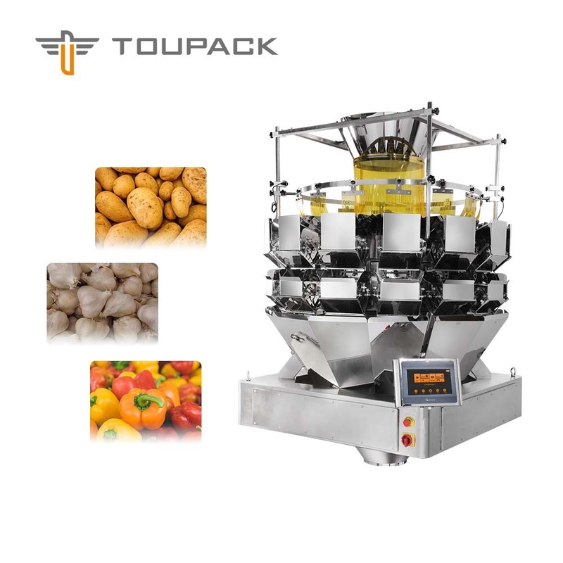 SUS 304 Multihead-Kombinations-Waage für Massenprodukte
