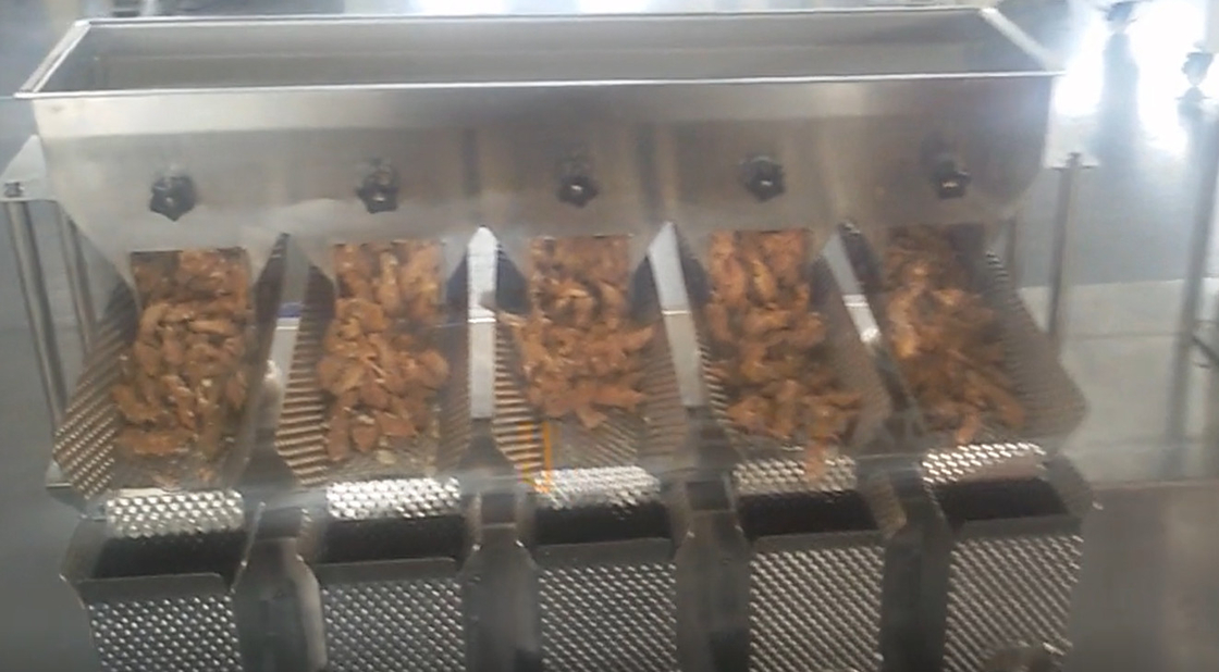 MCU-Steuermulti Hauptwäger für das gekochte Fleisch, das Tasche/Minute des Schnellimbiss-50 füllt