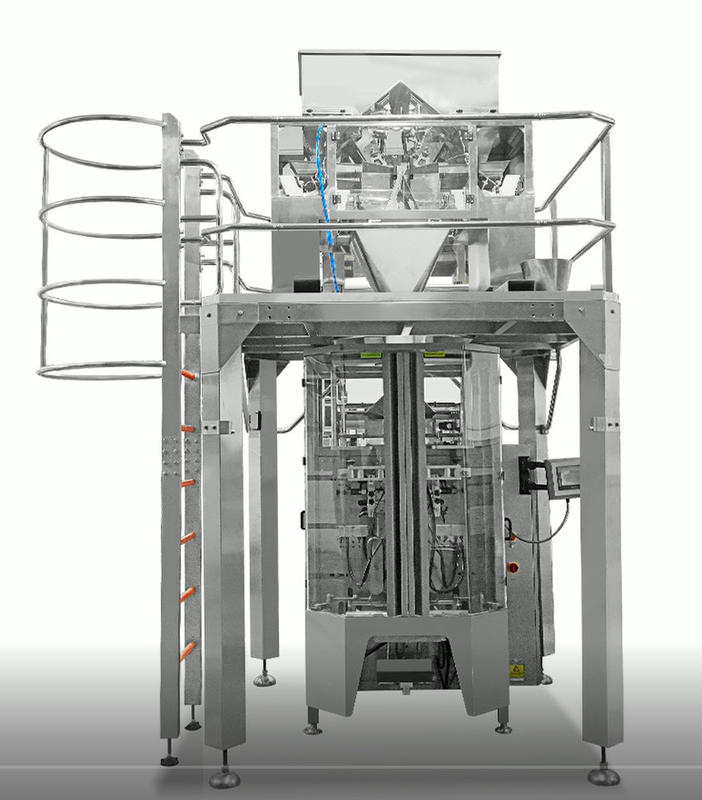Automatisches Vierköpfiges Lineargewicht SUS304 35BMP Für das Gewicht von 1000 g Produkt