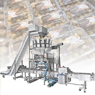 Kleine Karotten der automatischen Multihead-Wäger-Füllmaschine-Tomaten-japanischen Orange, die Verpackungsmaschine füllen