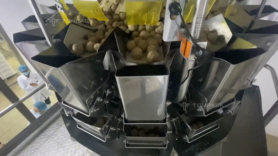 Tiefkühlkost Samosa-Fleischklöschen Siomai-Mehlkloß-Verpackungsmaschine 40BPM 2.0kW/Einheit