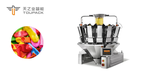Der hohen Genauigkeits-automatische 50 Stücke 15pieces 5pieces Ballon, diemultihead-Wäger zählt Verpackmaschine wiegen