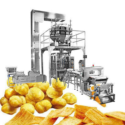 CER automatischer multi Hauptwäger-vertikale Verpackungsmaschine-Nahrung/Popcorn/Kartoffelchips
