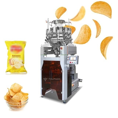 Wäger-Verpackungsmaschine-Kartoffel-Garnelen-Obst- und GemüseChips Quantitative Weighing SS316 Multihead