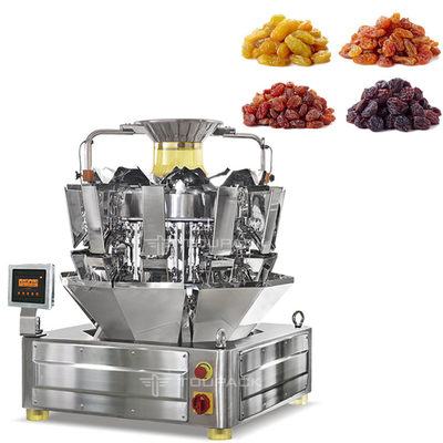 Kopf 32, der automatische Multihead-Wäger-Trockenfrüchte-Rosinen-Füllung und Verpackungsmaschine mischt