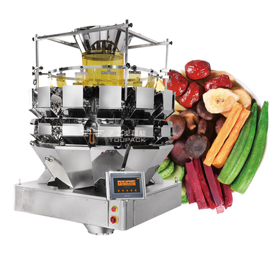 0.5m3/min Foto Chips Snack Food Packaging Machine L1400*W1000*H1800mm