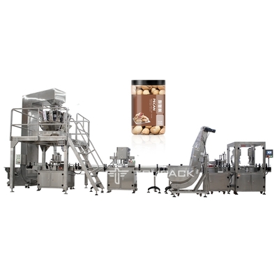 220V 50Hz PLC-Steuergetränk kann Füllmaschine-Edelstahl-Material