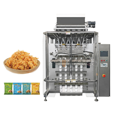 Automatische Maschine zur Verpackung von Pulver-Stick-Sachsen mit mehreren Bahnen 2 4 6 8 10 Linien Zucker-Kaffe-Stick-Verpackungsmaschine